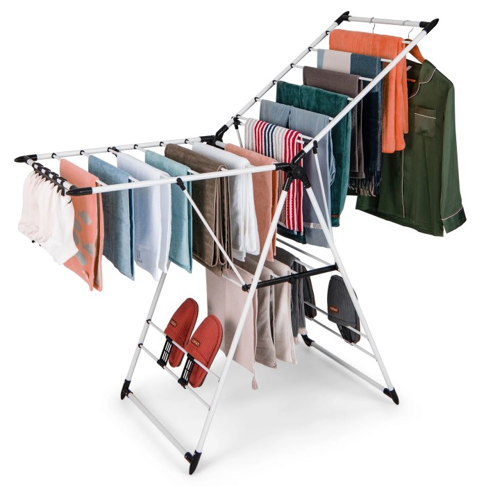 Rack drying laundry clothing clothes everyday heavy duty outdoor indoor shelf racks steel walmart plastic dry chrome room towels pants