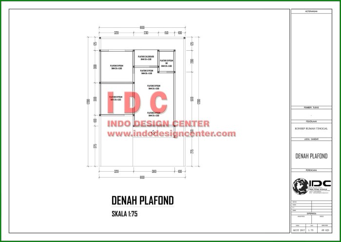 Desain interior rumah tipe 46