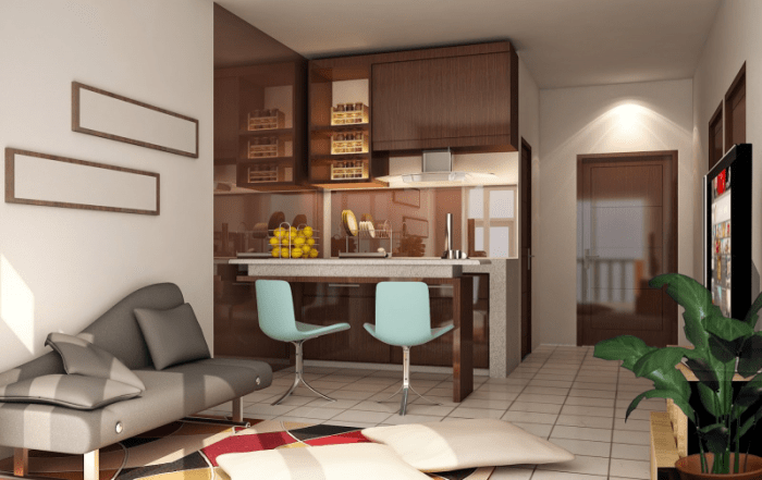 Desain interior rumah minimalis type 36 100